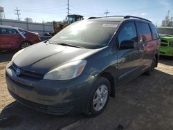 Salvage cars for sale from Copart Chicago Heights, IL: 2004 Toyota Sienna CE