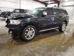 Dodge Durango Citadel Vehiculos salvage en venta: 2016 Dodge Durango Citadel