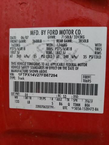 2007 Ford F150