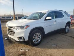 Salvage cars for sale from Copart Woodhaven, MI: 2020 Chevrolet Traverse LT