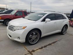 Salvage cars for sale from Copart Grand Prairie, TX: 2012 Toyota Venza LE