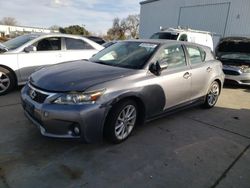 Salvage cars for sale from Copart Sacramento, CA: 2013 Lexus CT 200