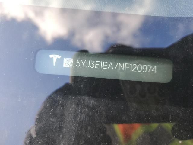 2022 Tesla Model 3