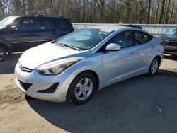 Salvage cars for sale at Glassboro, NJ auction: 2014 Hyundai Elantra SE