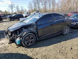 Salvage cars for sale from Copart Waldorf, MD: 2017 Chevrolet Cruze LT