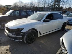 BMW salvage cars for sale: 2017 BMW 750 XI