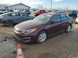 KIA Optima lx salvage cars for sale: 2018 KIA Optima LX