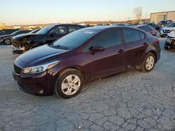 Salvage cars for sale from Copart Kansas City, KS: 2017 KIA Forte LX