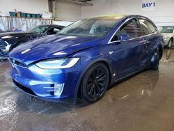 Salvage cars for sale from Copart Elgin, IL: 2016 Tesla Model X