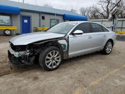 Salvage cars for sale from Copart Wichita, KS: 2015 Audi A6 Premium Plus