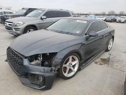 Salvage cars for sale at Grand Prairie, TX auction: 2018 Audi A5 Prestige S-Line