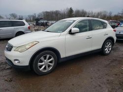 Salvage cars for sale from Copart Chalfont, PA: 2010 Infiniti EX35 Base