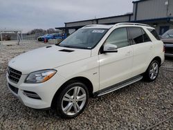 Mercedes-Benz salvage cars for sale: 2012 Mercedes-Benz ML 350 4matic