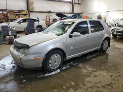 Volkswagen Golf Vehiculos salvage en venta: 2002 Volkswagen Golf GLS TDI