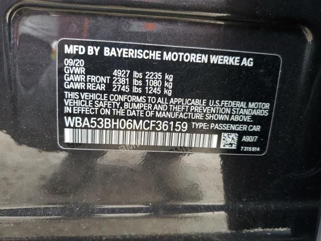 2021 BMW 530 I