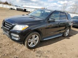 Salvage cars for sale from Copart Columbia Station, OH: 2015 Mercedes-Benz ML 350 4matic