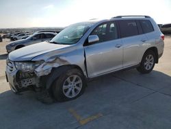 Toyota Highlander salvage cars for sale: 2012 Toyota Highlander Base