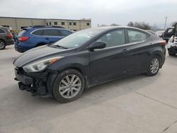 Salvage cars for sale at Wilmer, TX auction: 2016 Hyundai Elantra SE