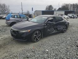 Honda salvage cars for sale: 2021 Honda Accord Sport SE