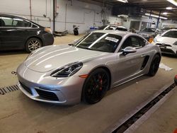 Salvage cars for sale from Copart Wheeling, IL: 2021 Porsche Cayman S