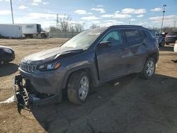 Salvage cars for sale from Copart Woodhaven, MI: 2022 Jeep Compass Latitude