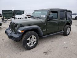 Salvage cars for sale at Indianapolis, IN auction: 2021 Jeep Wrangler Unlimited Sport