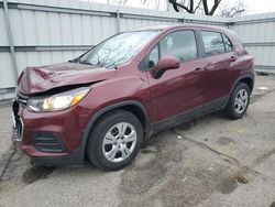 Salvage cars for sale at West Mifflin, PA auction: 2017 Chevrolet Trax LS