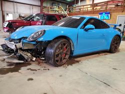 Salvage cars for sale at Austell, GA auction: 2018 Porsche 911 GT3