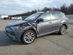 Salvage cars for sale from Copart Brookhaven, NY: 2017 Toyota Rav4 HV Limited