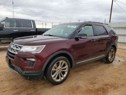 Salvage cars for sale from Copart Andrews, TX: 2018 Ford Explorer XLT