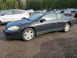 Salvage cars for sale from Copart Graham, WA: 2007 Chevrolet Monte Carlo LT