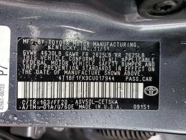 2012 Toyota Camry Base