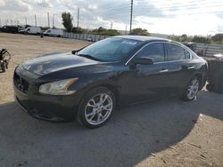 Salvage cars for sale at Miami, FL auction: 2014 Nissan Maxima S