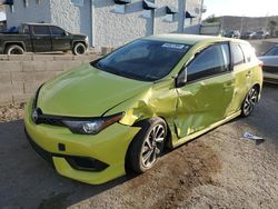 Salvage cars for sale from Copart Albuquerque, NM: 2018 Toyota Corolla IM