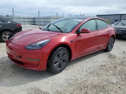 Salvage cars for sale at Arcadia, FL auction: 2022 Tesla Model 3