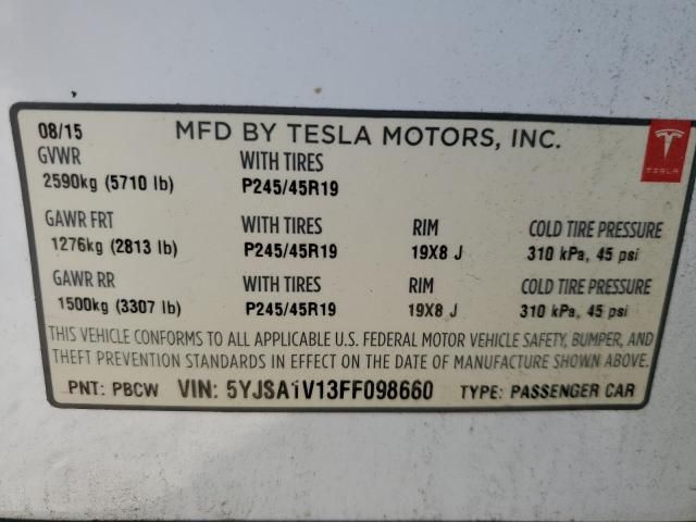 2015 Tesla Model S 90