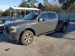 Salvage cars for sale at Savannah, GA auction: 2017 Ford F150 Supercrew