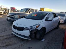 Salvage cars for sale from Copart Albuquerque, NM: 2017 KIA Forte LX