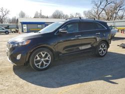 Salvage cars for sale at Wichita, KS auction: 2017 KIA Sorento SX