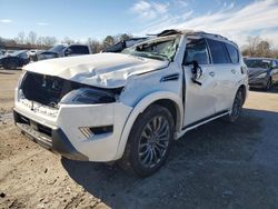 Salvage cars for sale at Florence, MS auction: 2023 Nissan Armada Platinum