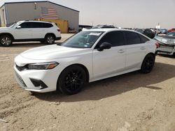Salvage cars for sale at Amarillo, TX auction: 2022 Honda Civic Sport