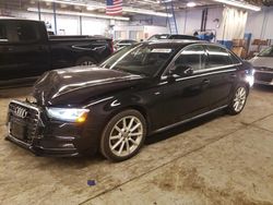 Salvage cars for sale at Wheeling, IL auction: 2016 Audi A4 Premium Plus S-Line