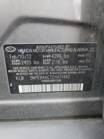 2012 Hyundai Sonata GLS