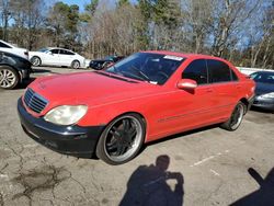 Salvage cars for sale from Copart Austell, GA: 2001 Mercedes-Benz S 500