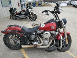 Salvage motorcycles for sale at Kansas City, KS auction: 2013 Harley-Davidson FLS Softail Slim