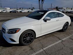 Salvage cars for sale from Copart Van Nuys, CA: 2020 Mercedes-Benz C 300 4matic