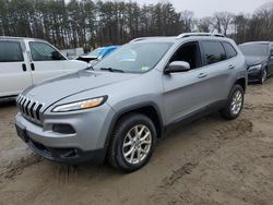 Salvage cars for sale at North Billerica, MA auction: 2016 Jeep Cherokee Latitude