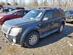 Mercury salvage cars for sale: 2009 Mercury Mariner Premier