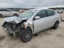 Salvage cars for sale at Houston, TX auction: 2018 Nissan Versa S
