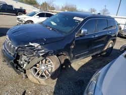 Jeep salvage cars for sale: 2017 Jeep Grand Cherokee Limited